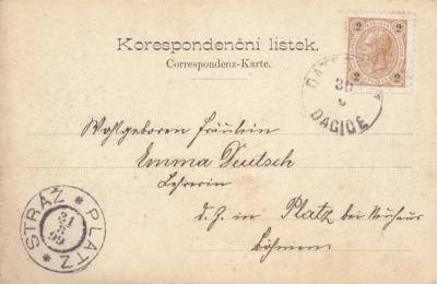 Correspondenz-Karte Datschitz